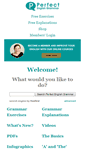Mobile Screenshot of perfect-english-grammar.com